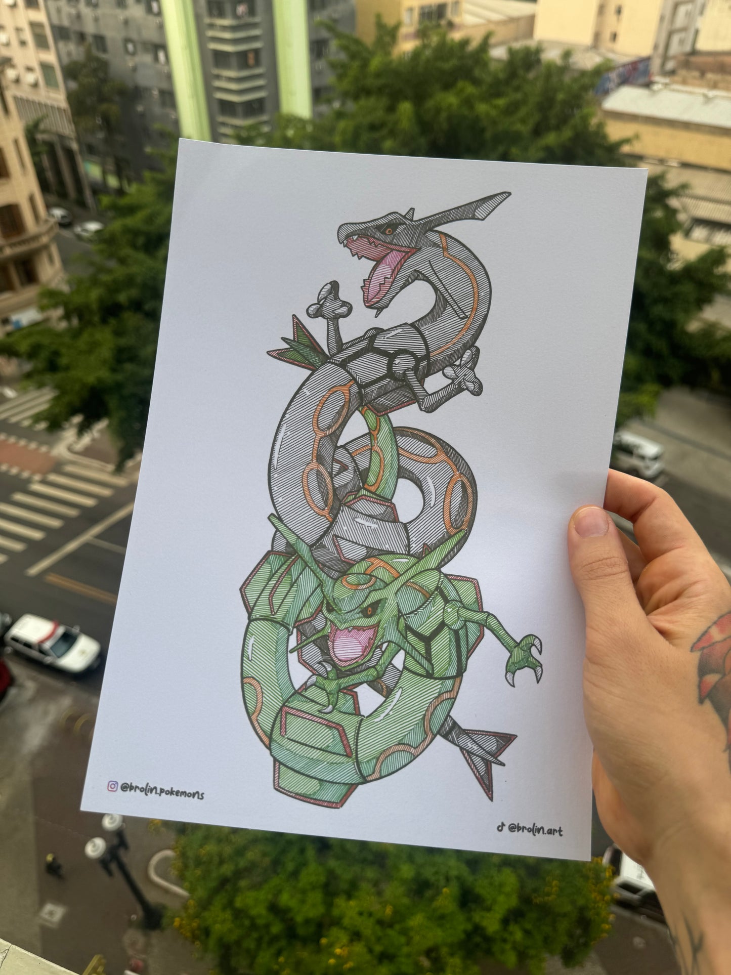 The Rayquaza Felowship Print