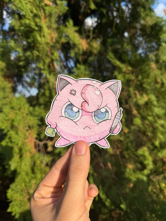 Jigglypuff Sticker Type 2