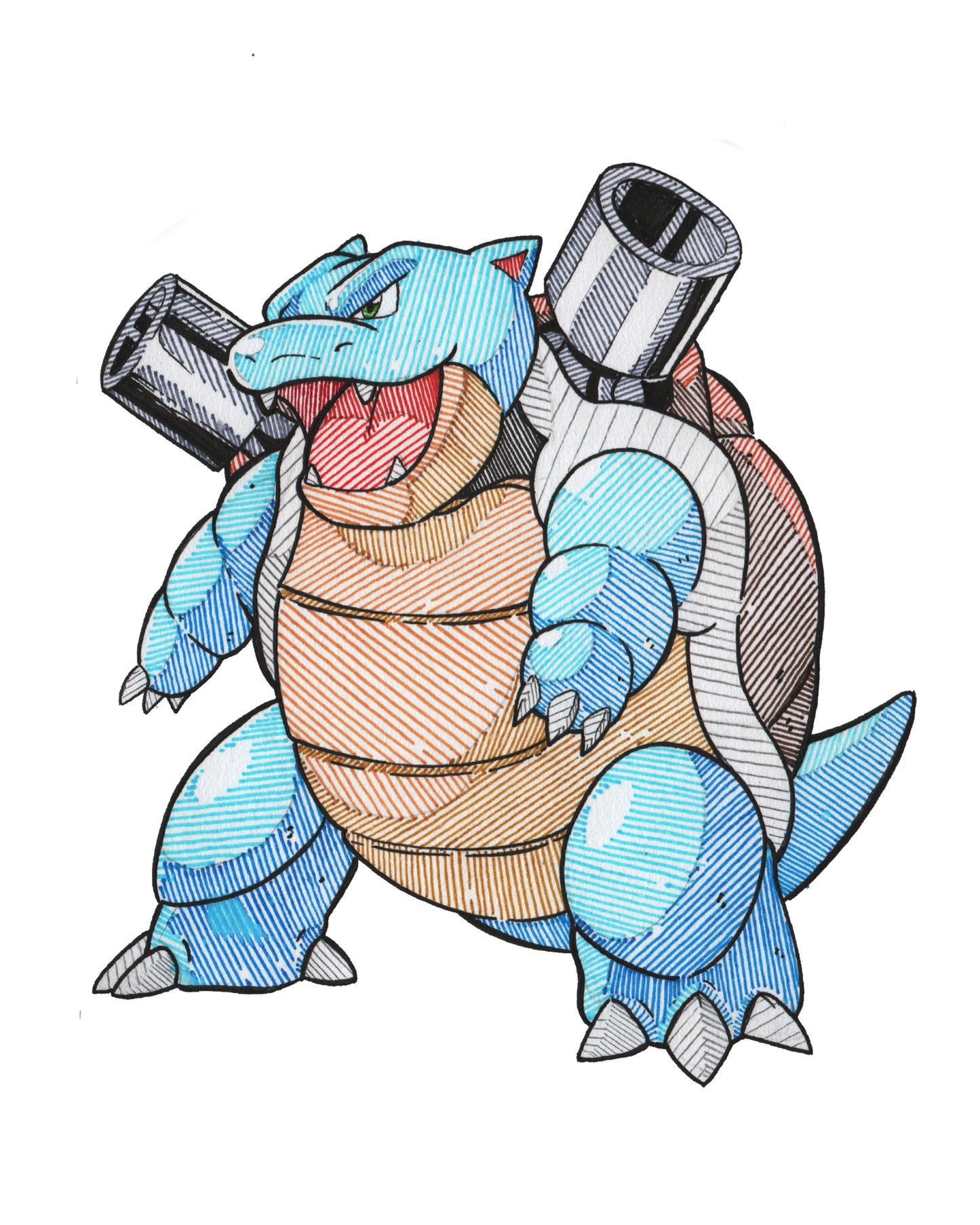 Blastoise Sticker  (Large Size)