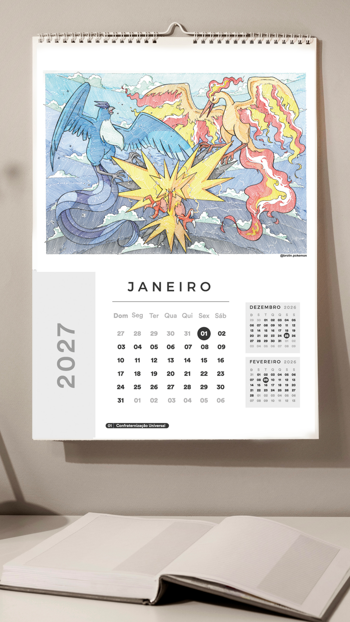 2027 Calendar / Calendário