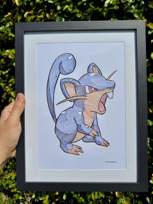 Rattata Print