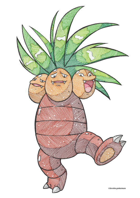 Exeggutor Print - A4 Size