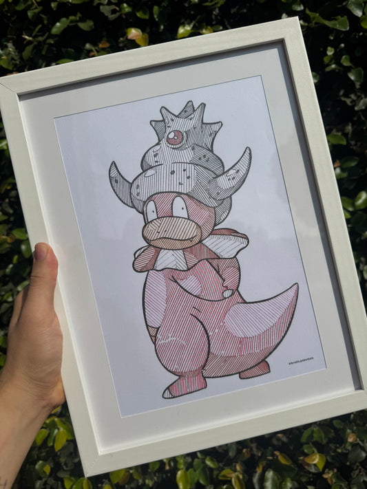 Slowking Print