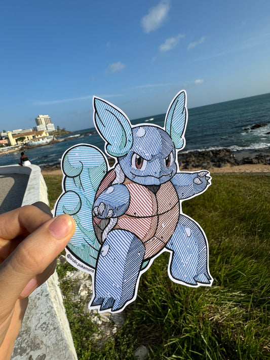 Wartortle Sticker  (Large Size)