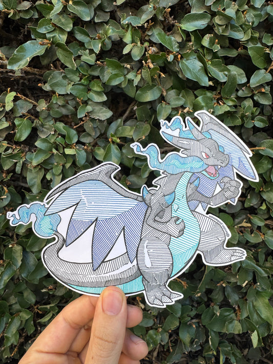 Mega Charizard X Sticker