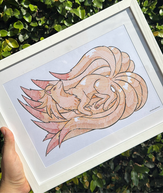 Ninetales Print