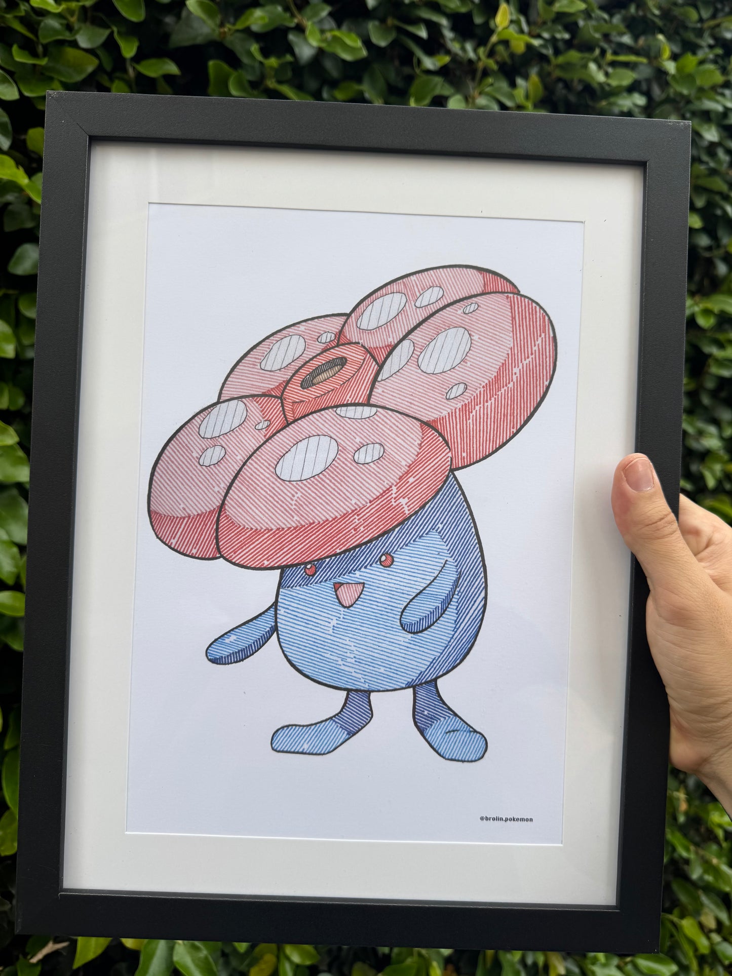 Vileplume Print - A4 Size