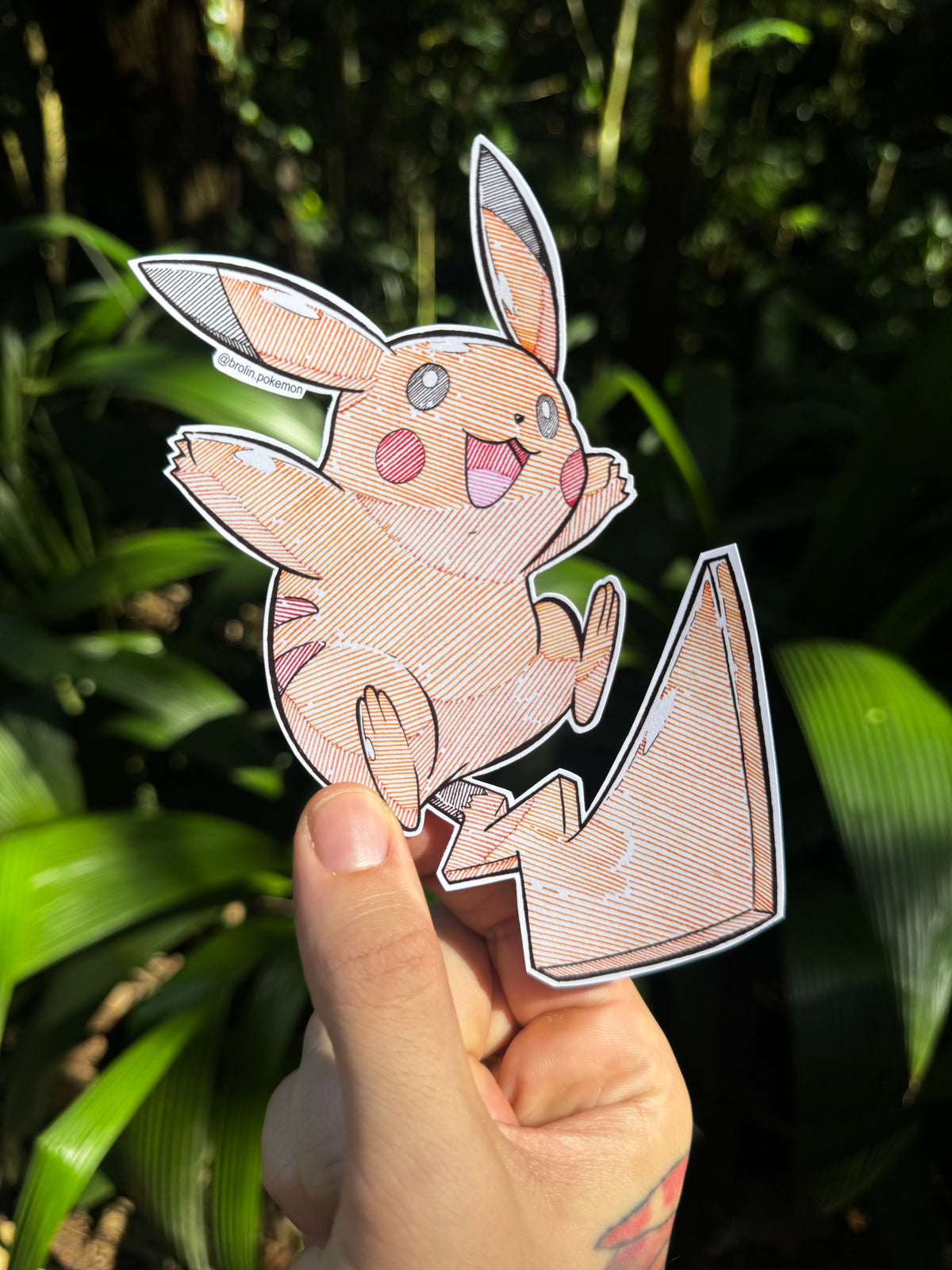 Pikachu Sticker - Type 2