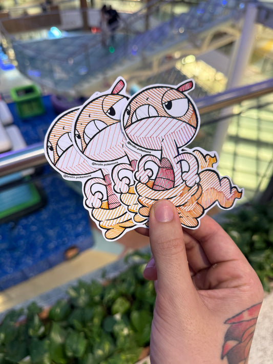 Scraggy Sticker