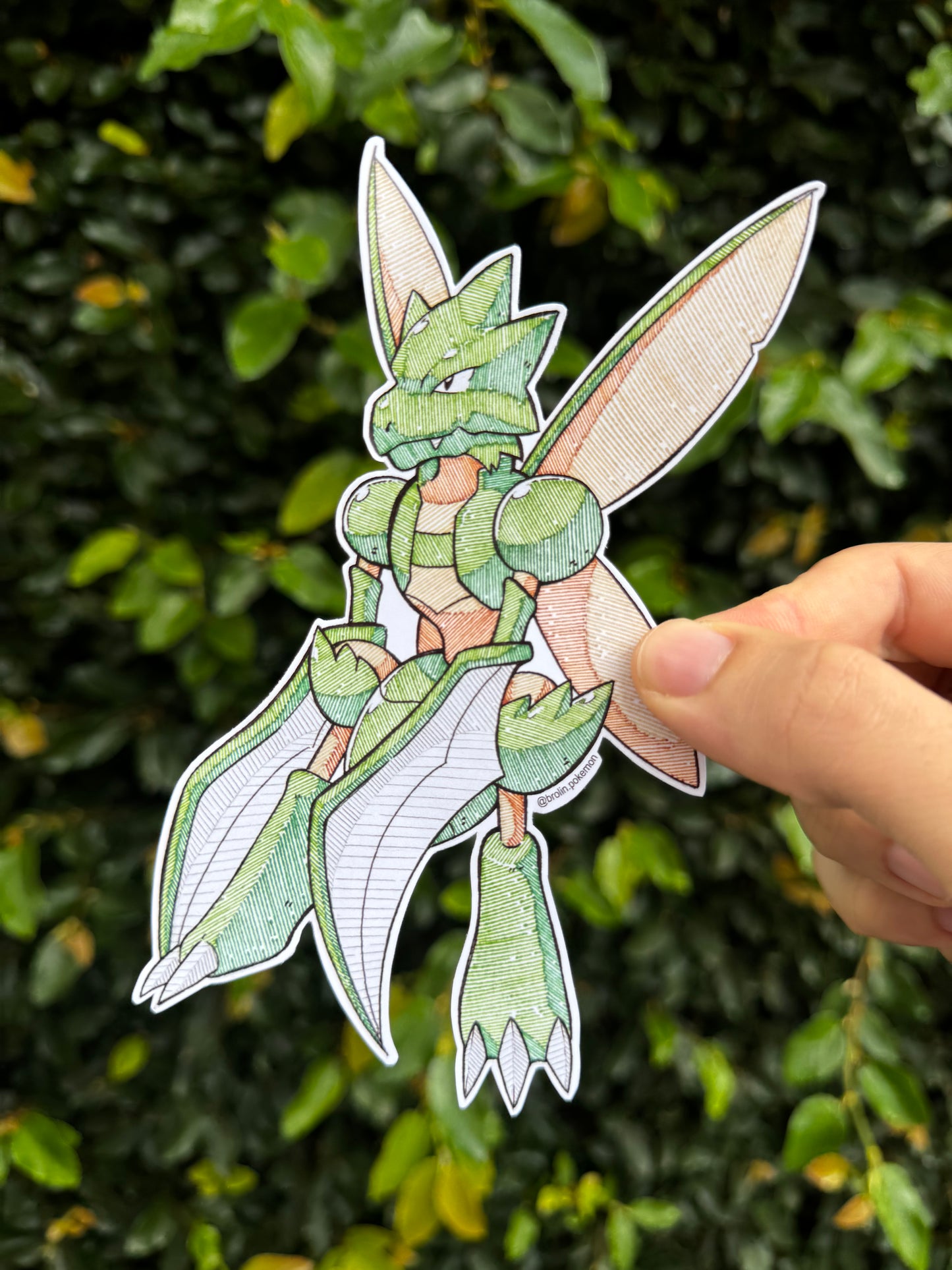 Scyther Sticker - Type 2