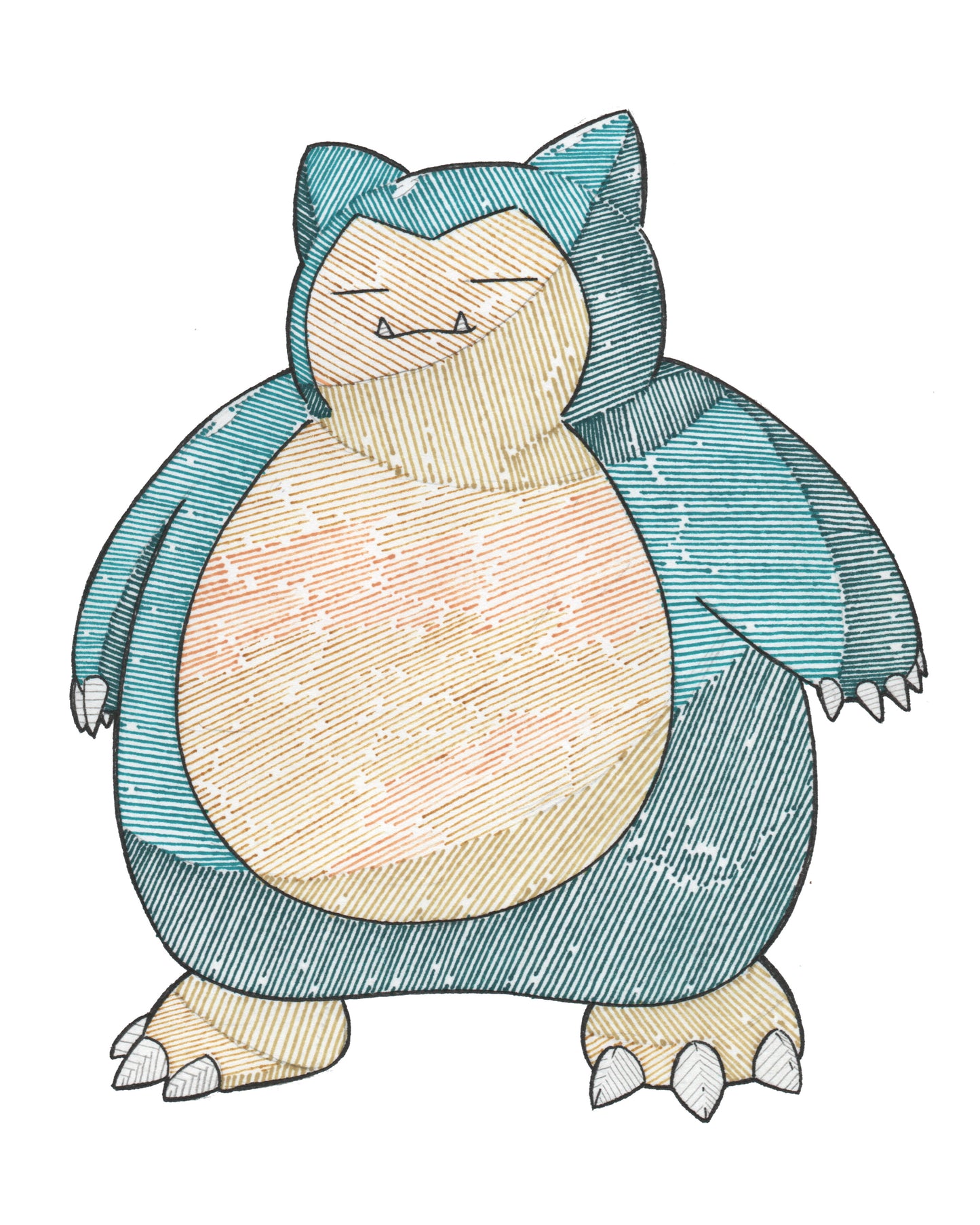Snorlax Sticker - Type 2