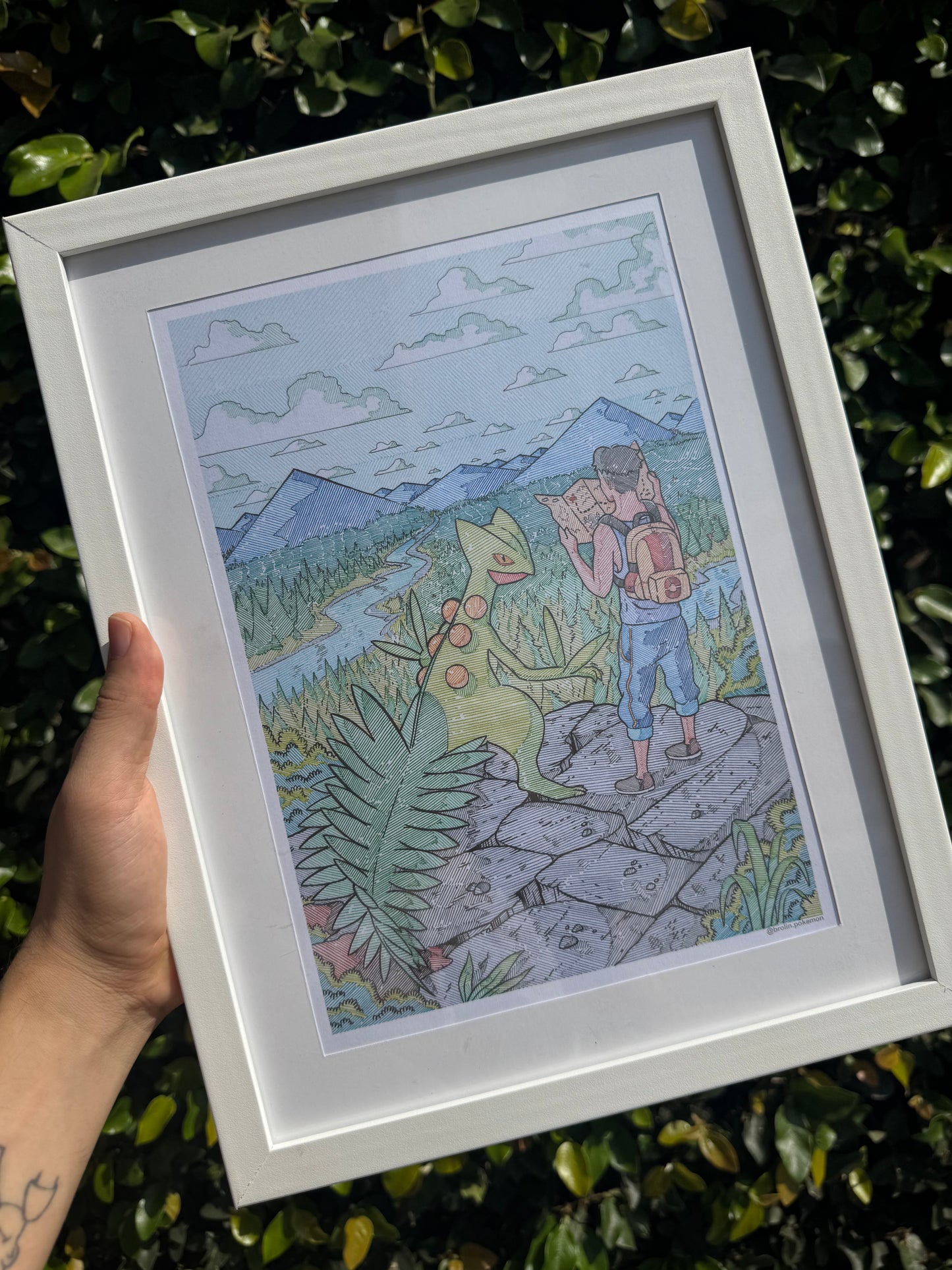 Sceptile Adventure Print