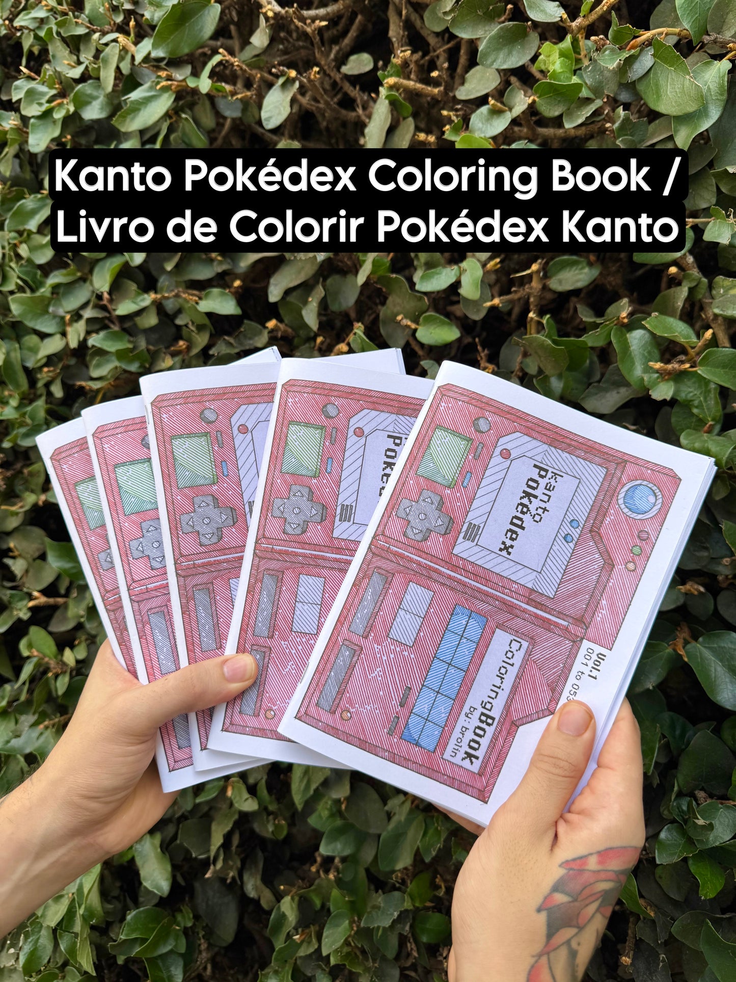 Kanto Pokédex Coloring Book (Vol.1)