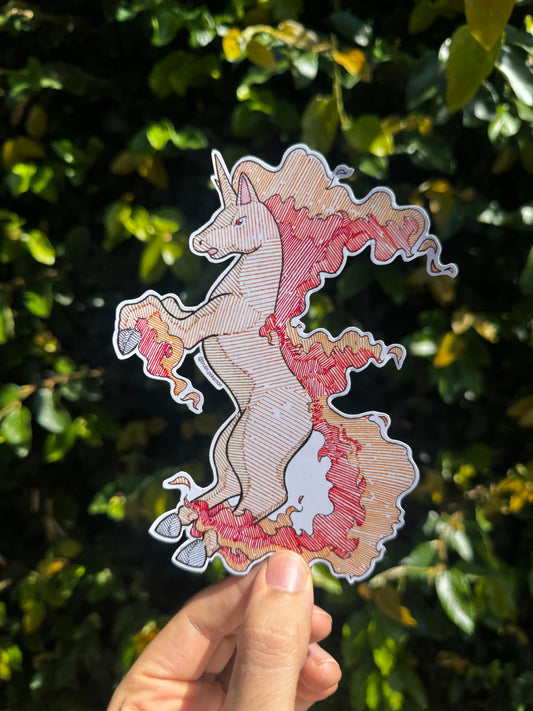 Rapidash Sticker - Type 2