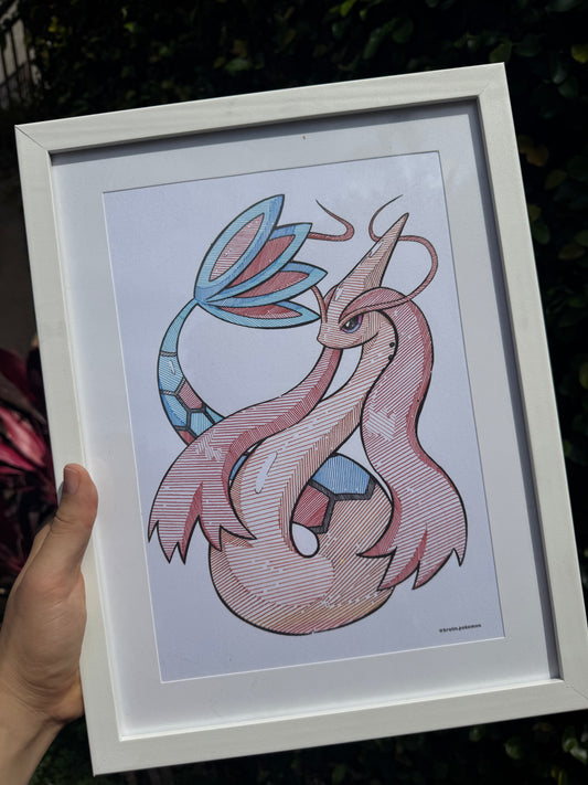 Milotic Print