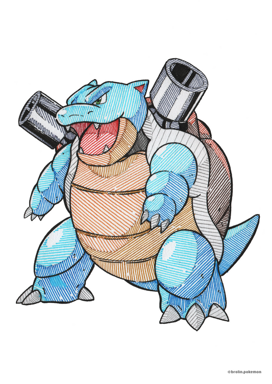 Blastoise Print