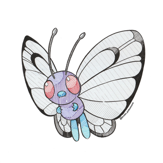 Butterfree Sticker