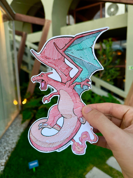 Charizard Sticker (Large Size)