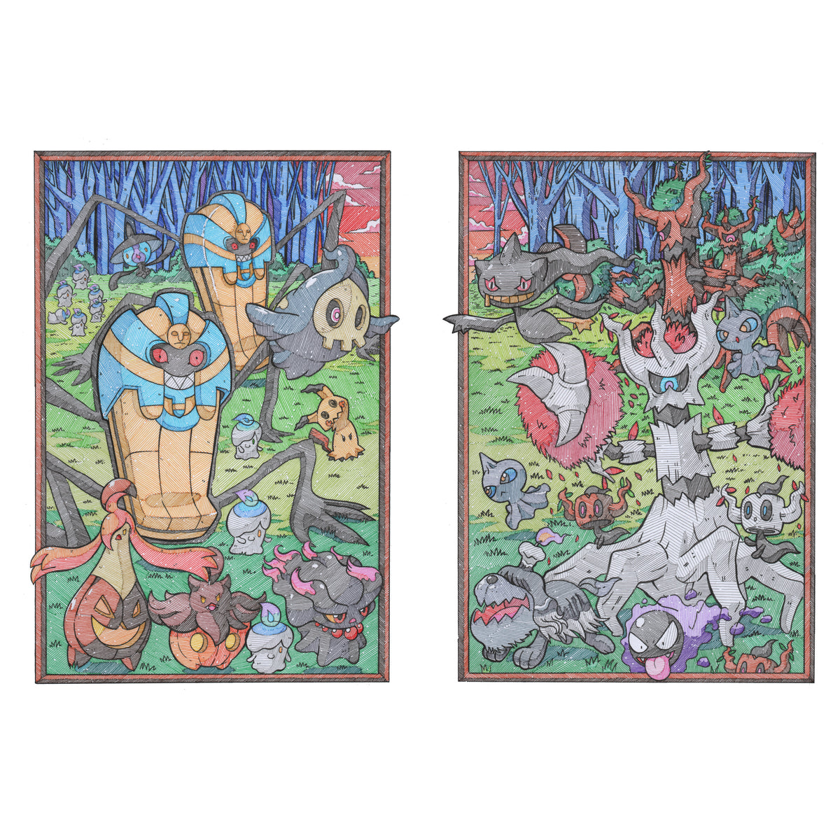 Halloween Prints 🎃👻- A4 Size