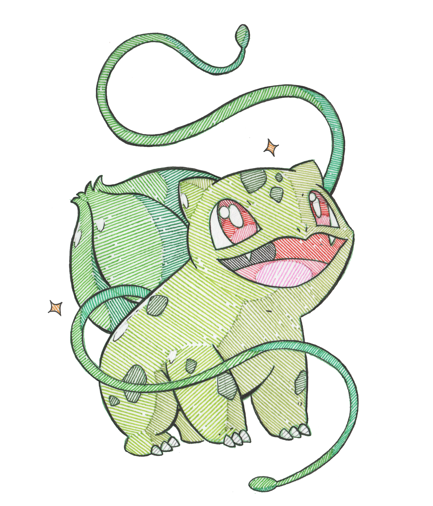 Shiny Bulbasaur Sticker