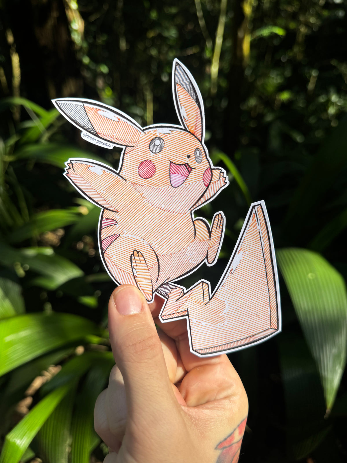 Pikachu Sticker - Type 2