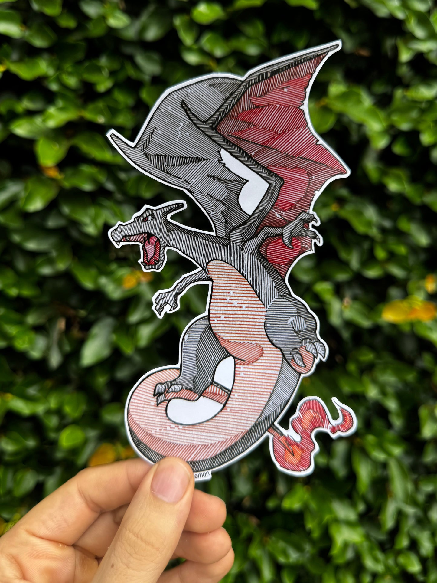 Shiny Charizard Sticker
