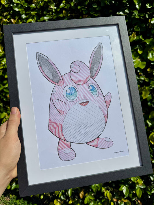Wigglytuff Print
