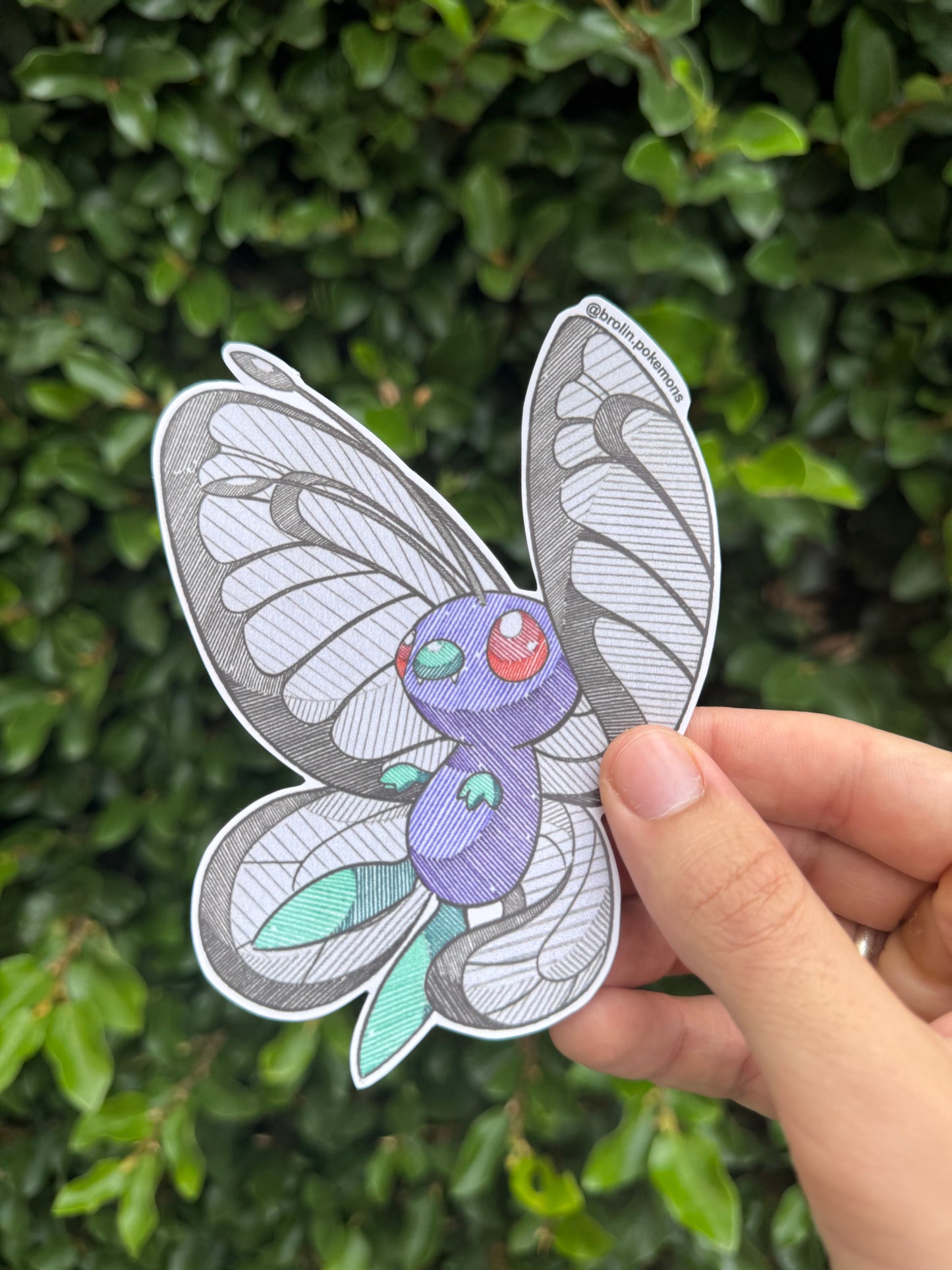Butterfree Sticker (Kanto Pokédex)