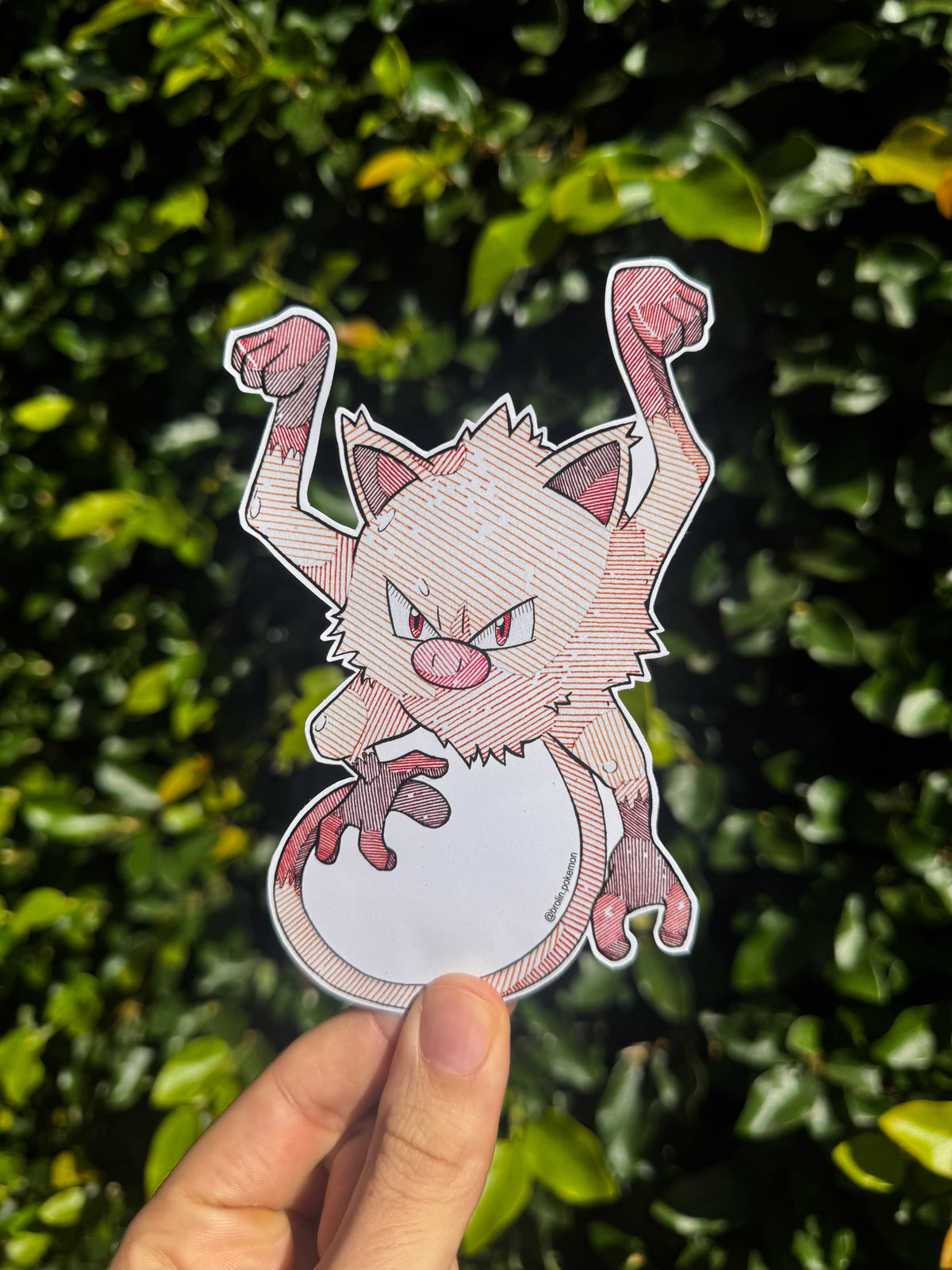 Mankey Sticker