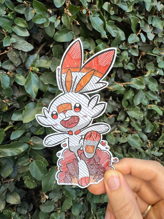 Scorbunny Sticker