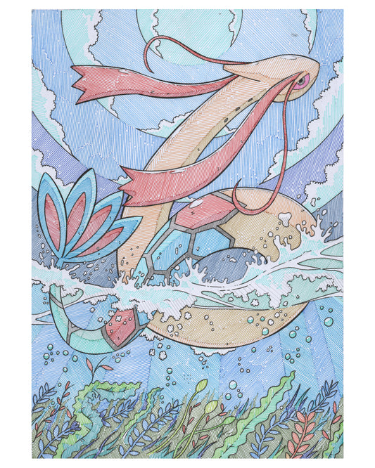 Milotic Print - Type 2