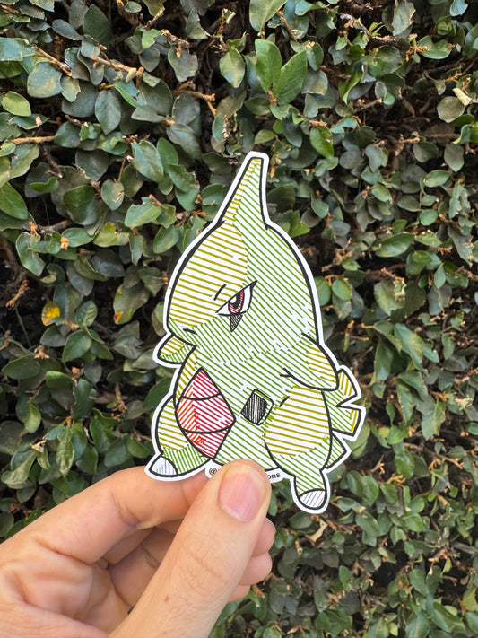 Larvitar Sticker