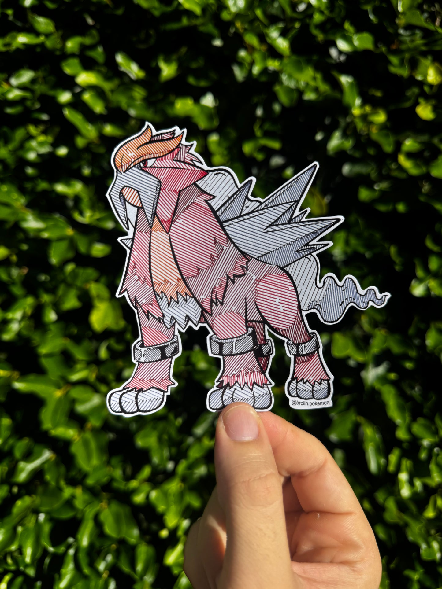 Entei Sticker