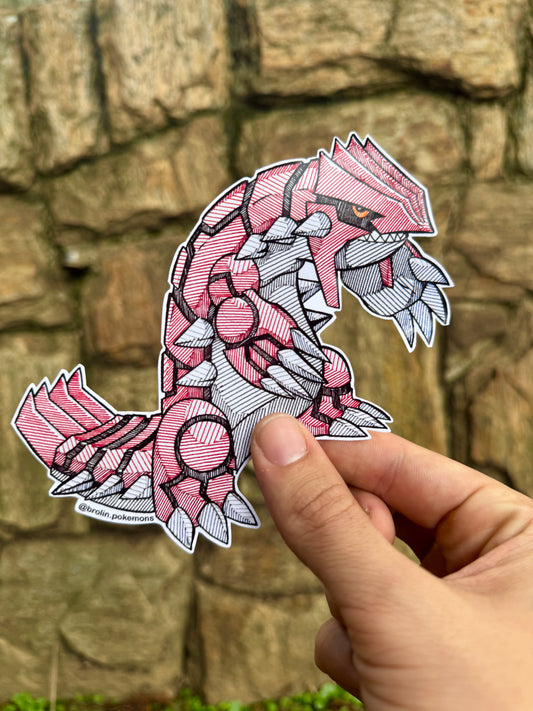Groudon Sticker