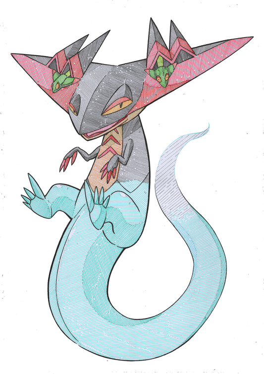 Dragapult (Original Art / Arte Original)