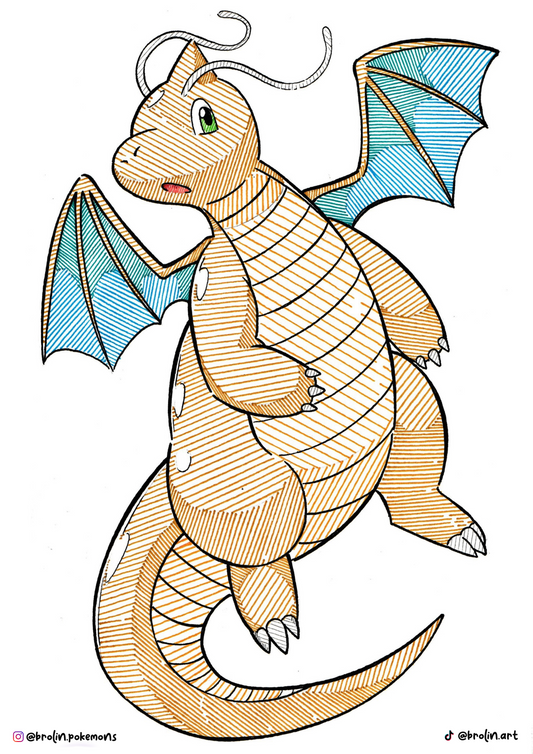 Dragonite Print