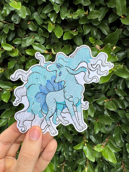Ninetales Alola Sticker