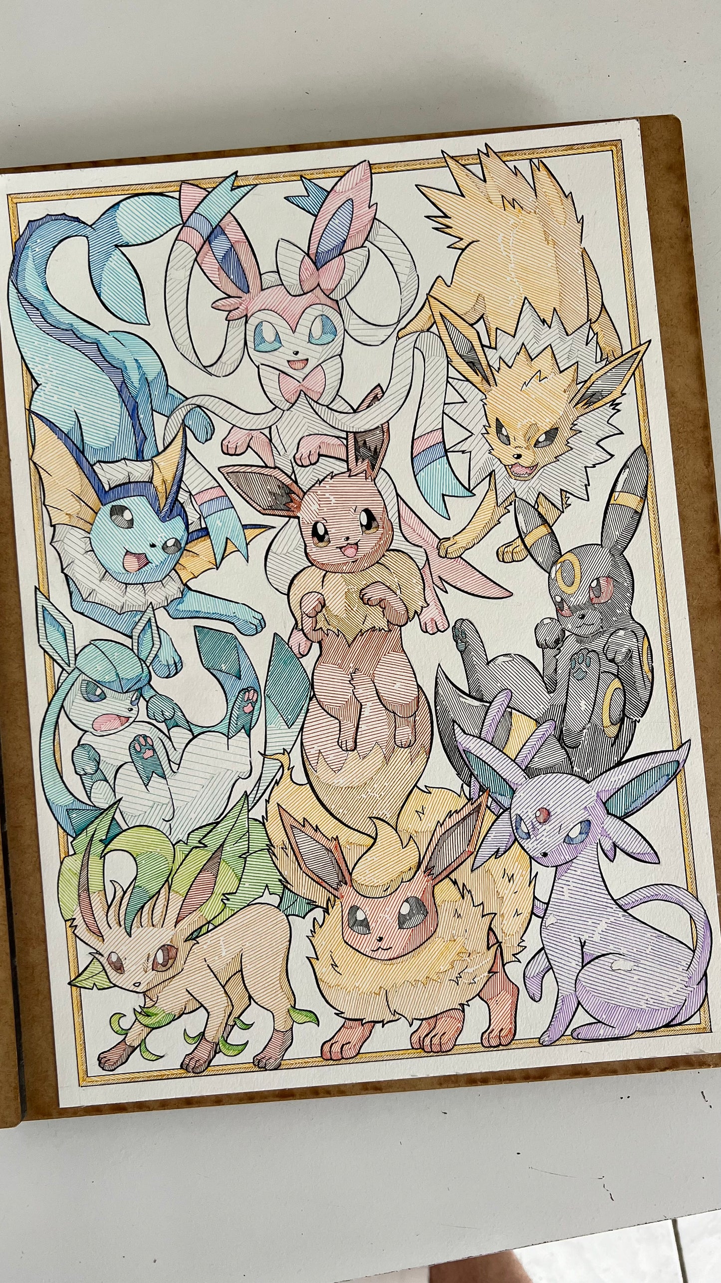 Eevee Evolutions (Original Art)