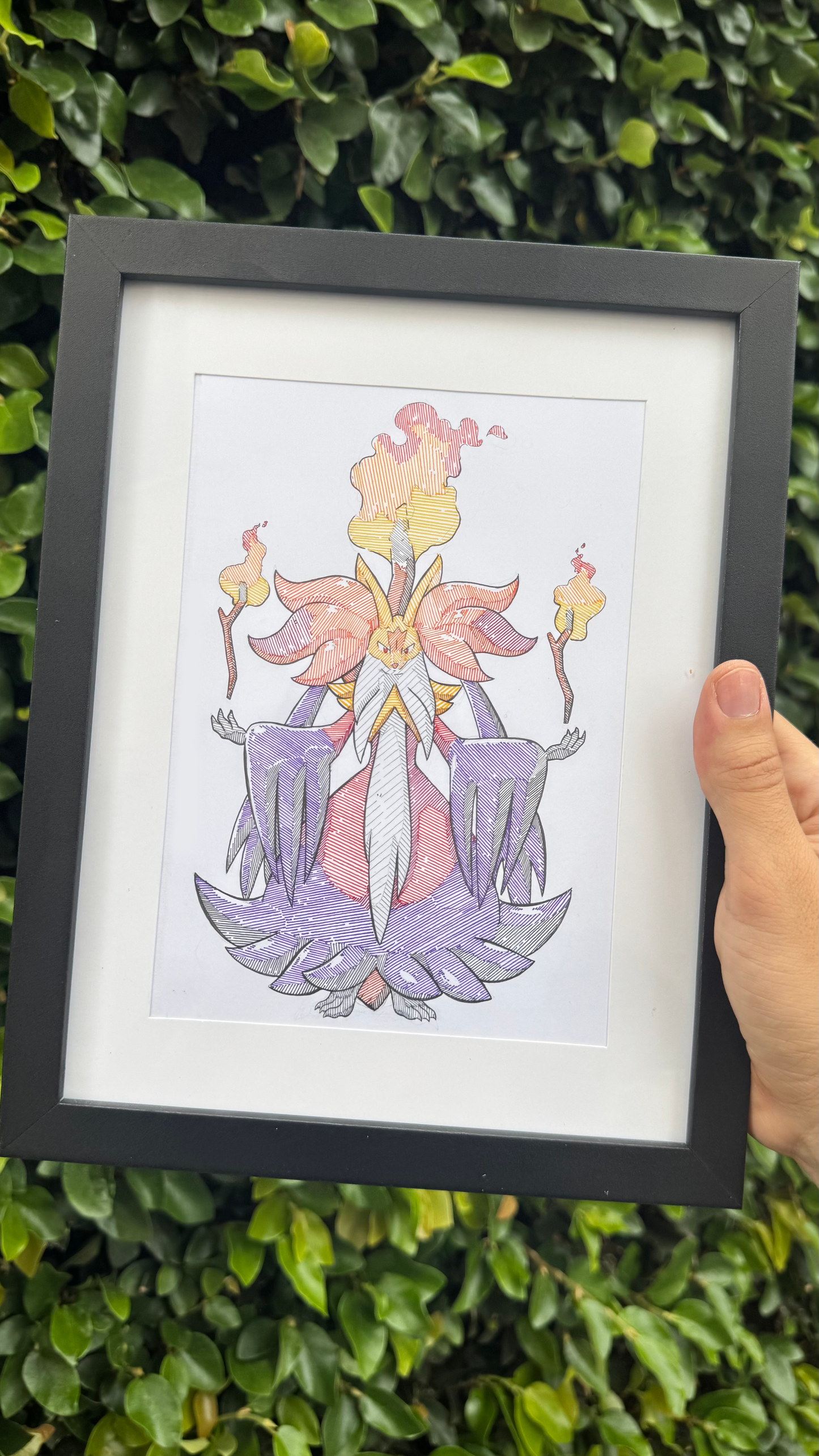 Mega Delphox - Sketchbook Page