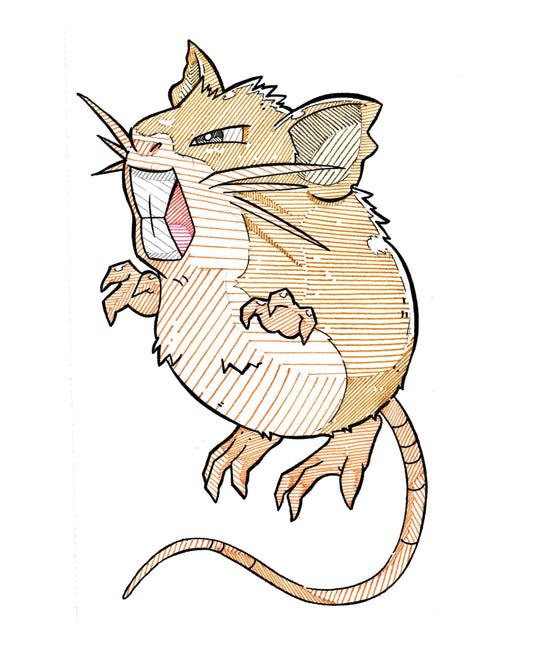 Raticate Sticker