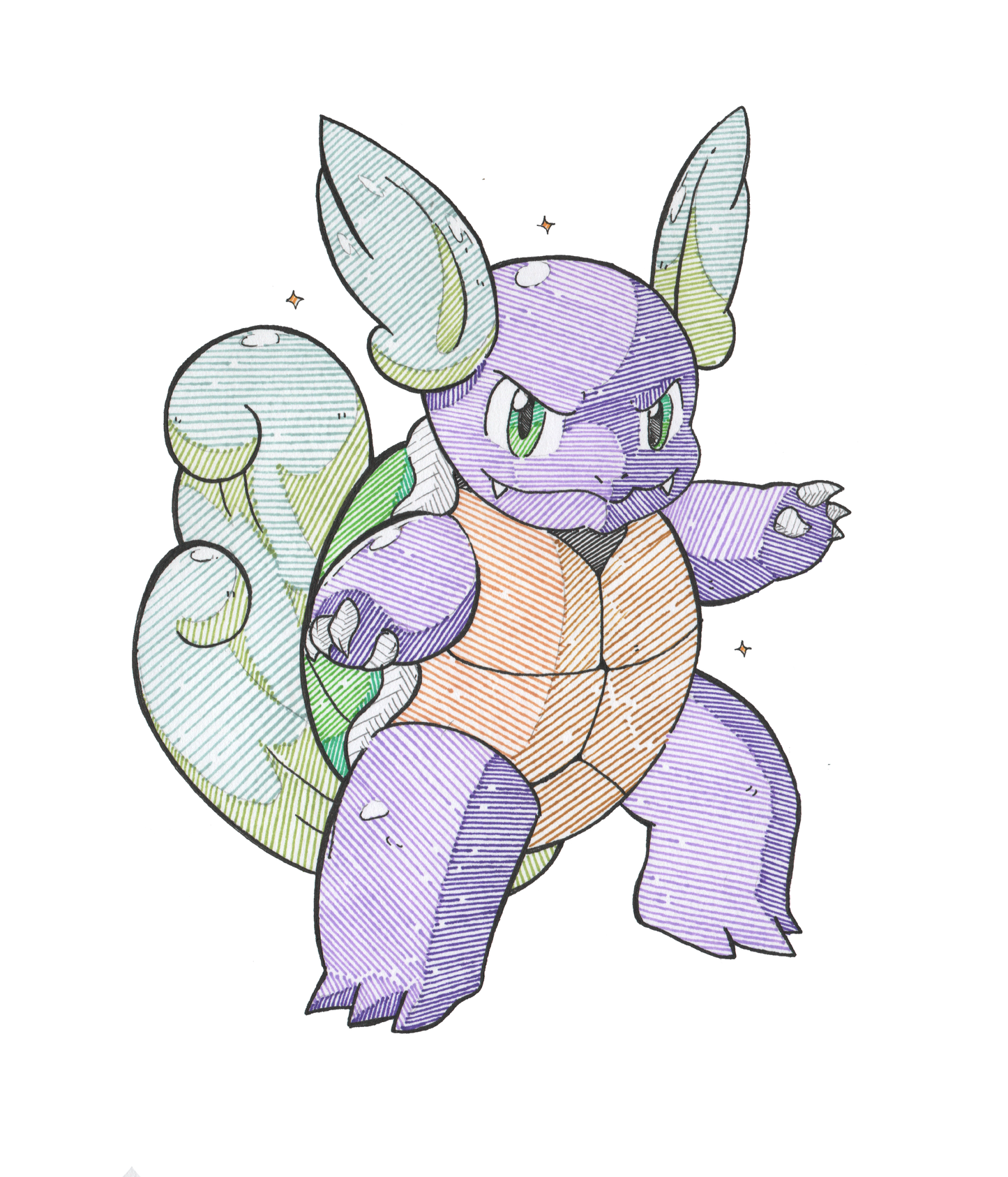 Shiny Wartortle Sticker