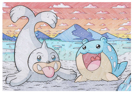 Seel & Spheal Print - A3 Size