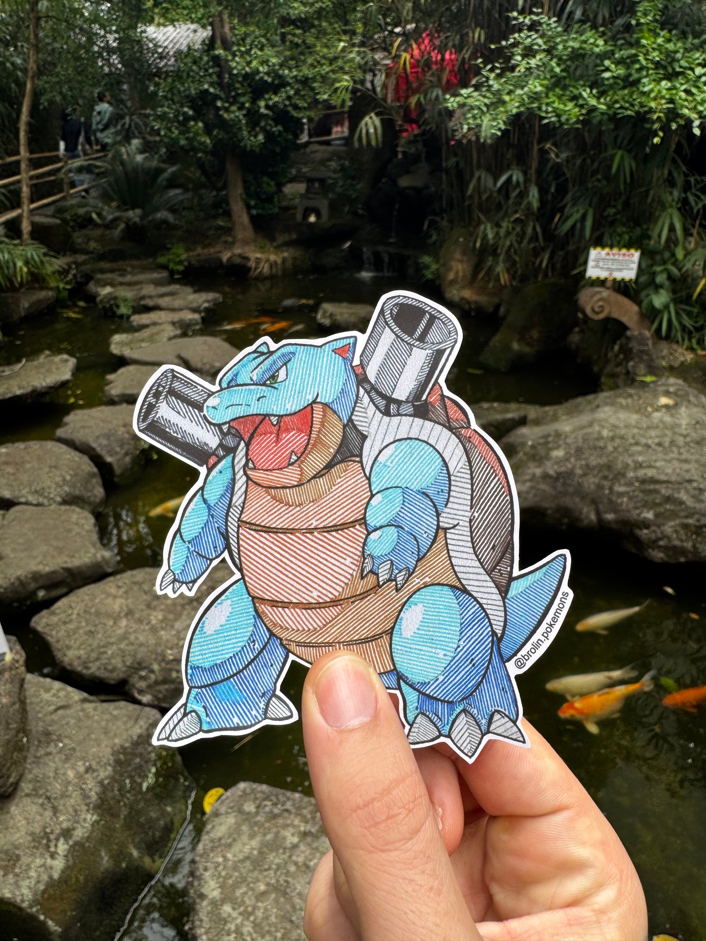 Blastoise Sticker (Kanto Pokédex)