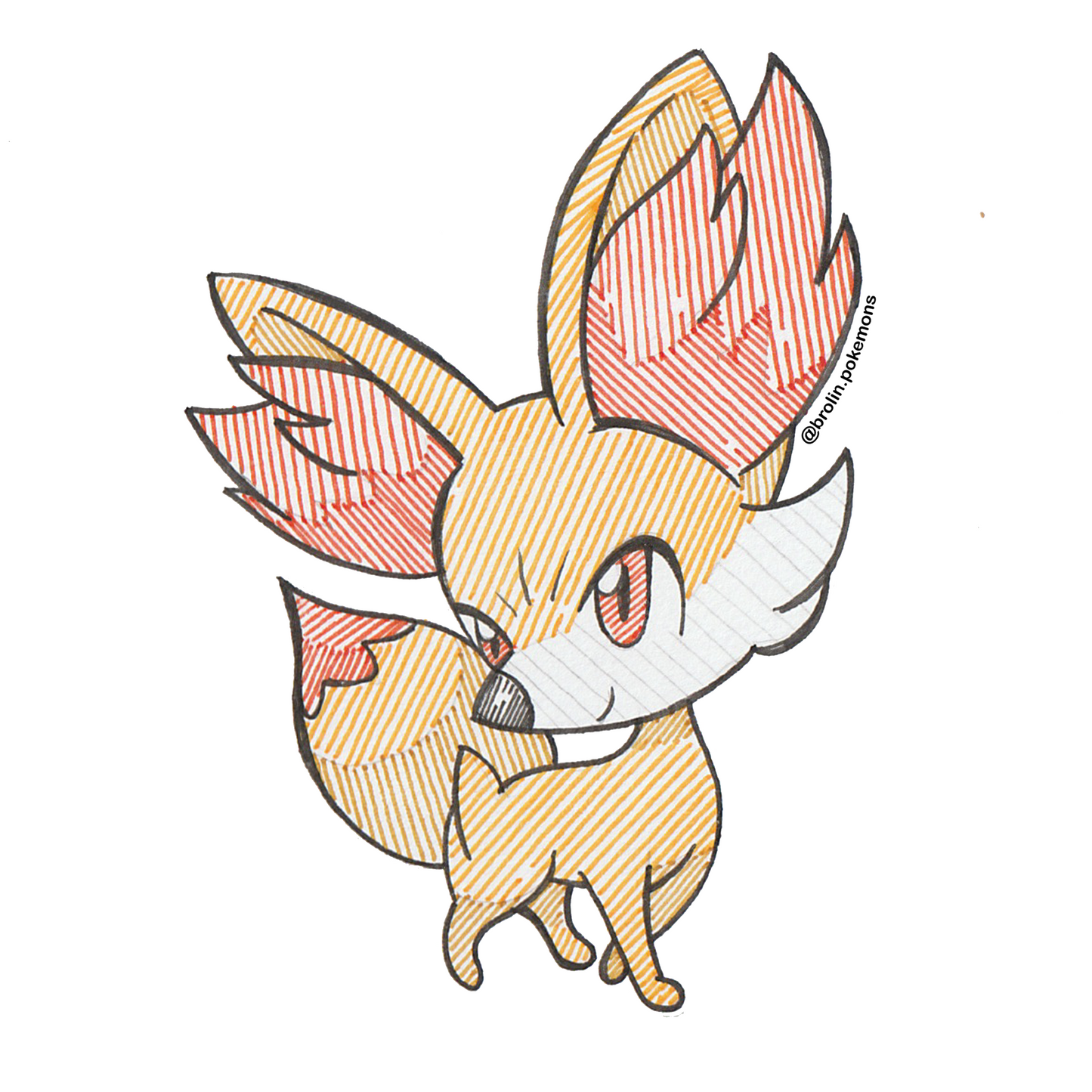 Fennekin Sticker