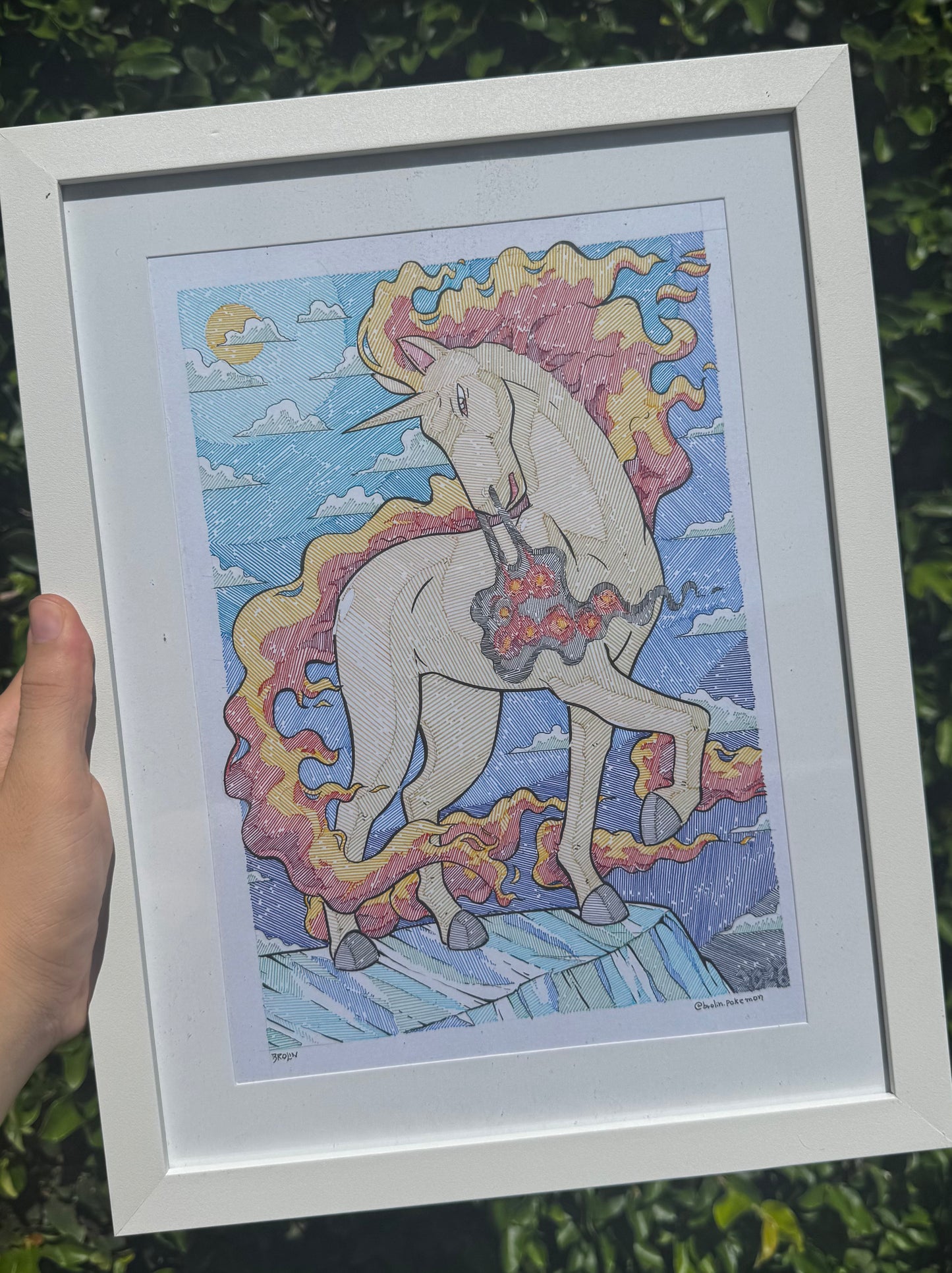 Rapidash - (Original Art / Arte Original)