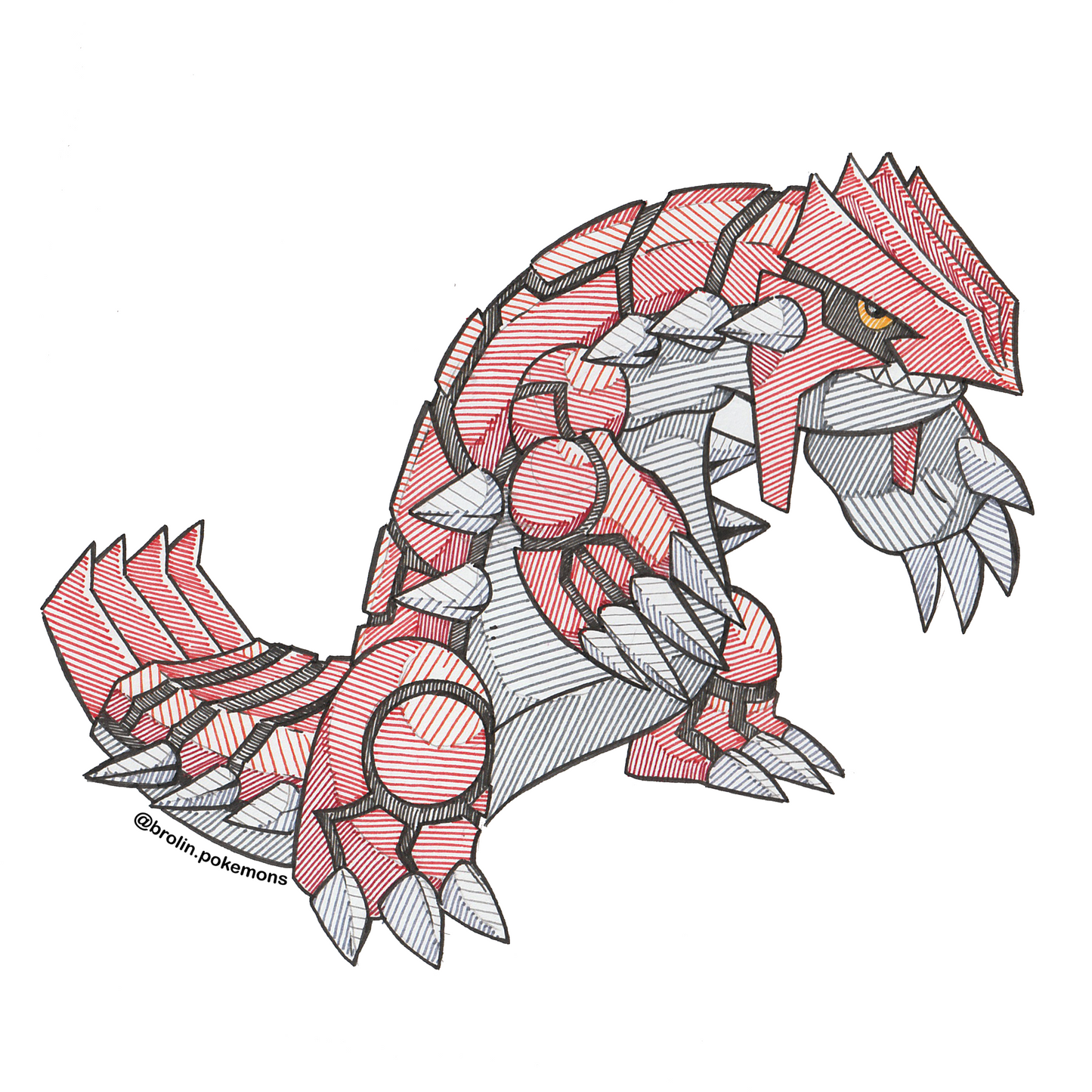 Groudon Sticker