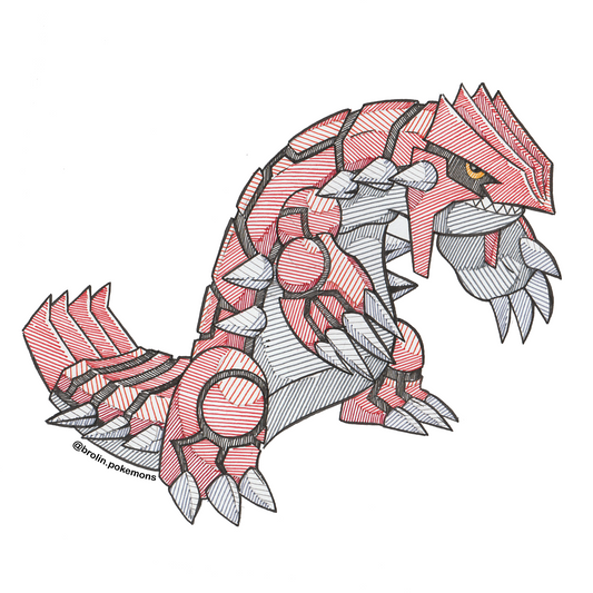 Groudon Sticker