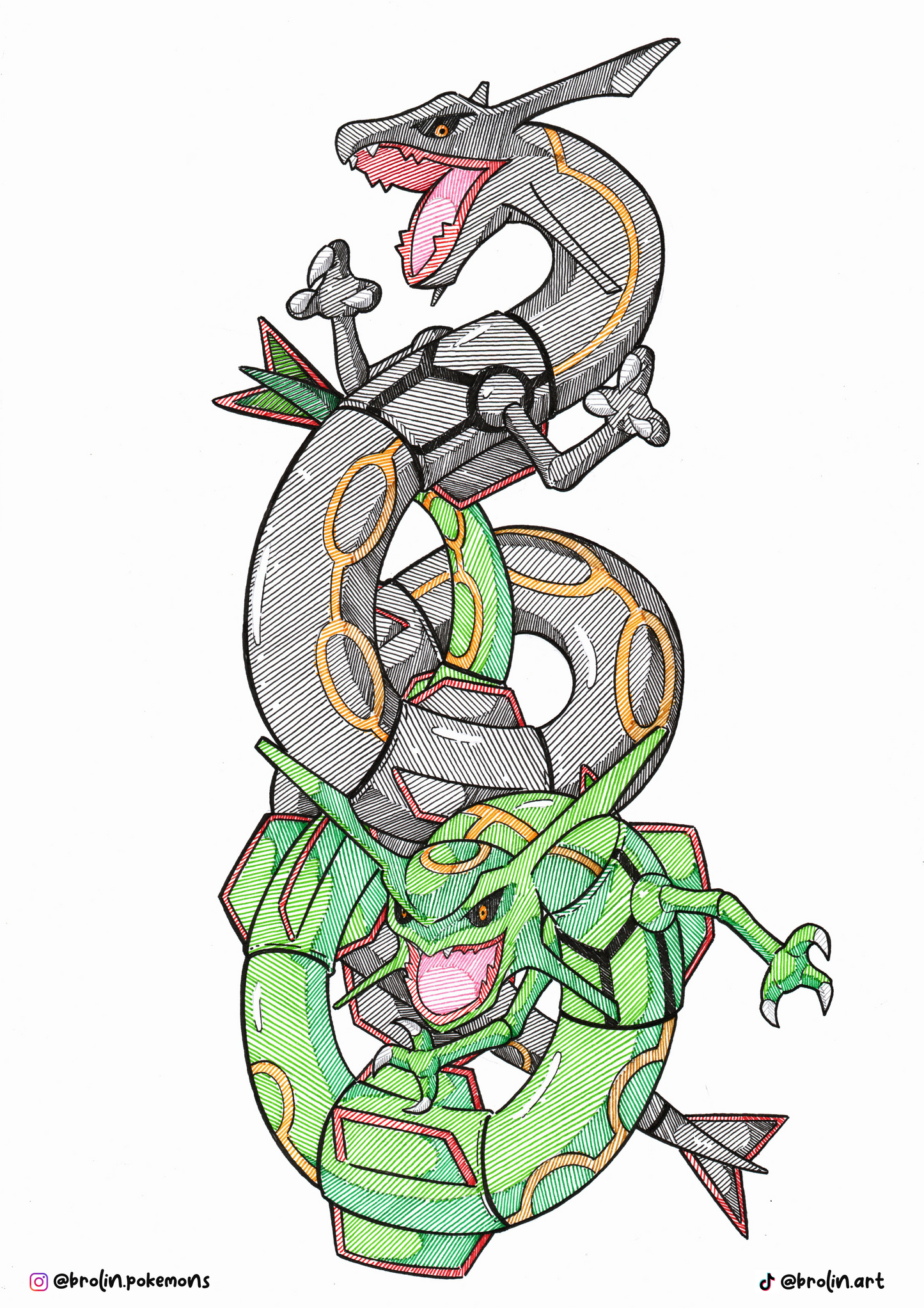 The Rayquaza Fellowship Print (Large Size)