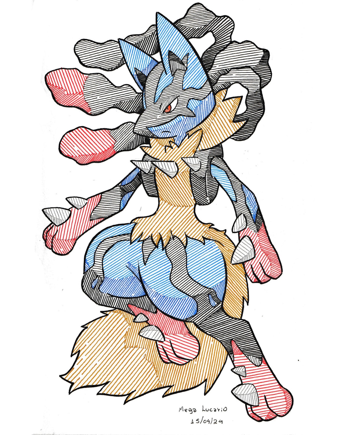 Mega Lucario Sticker