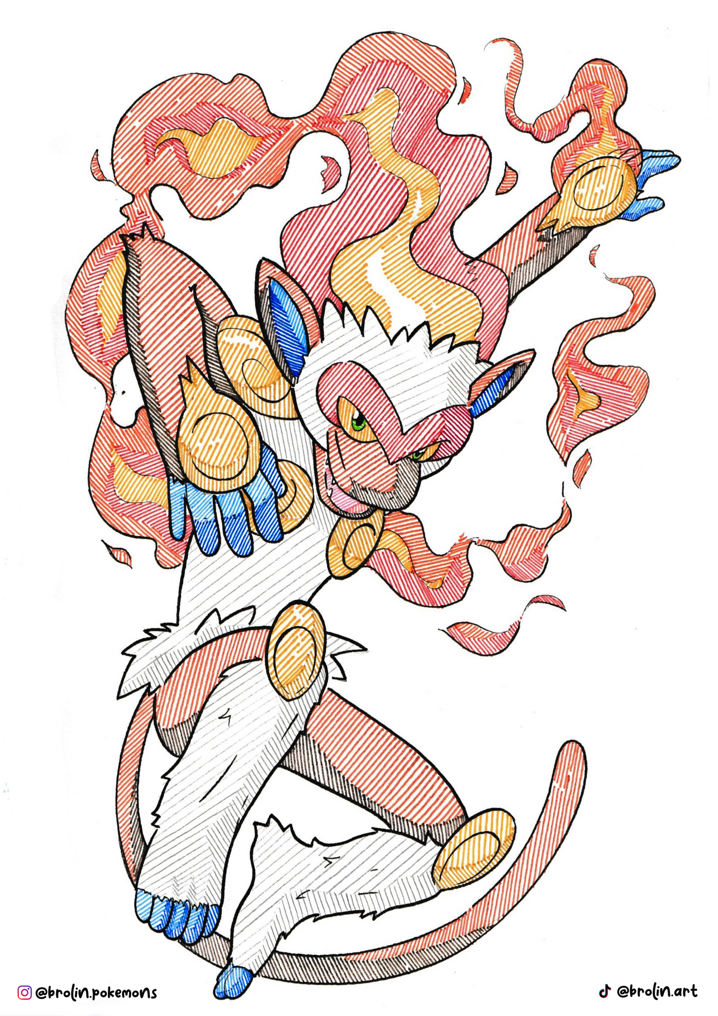 Infernape Print